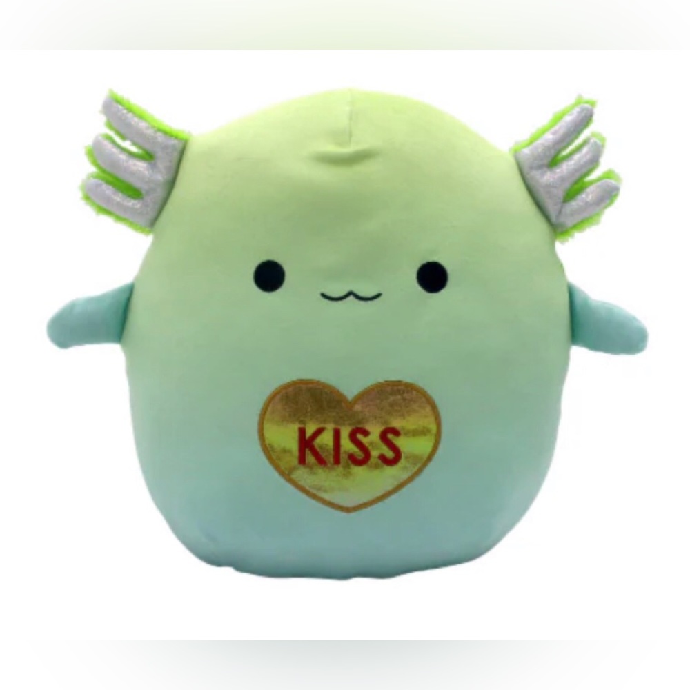 2023 NWT Valentine’s Day Lomo Axolotl Squishmallow 💚 14 in